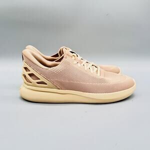 Kizik Shoes Girls 6 Pink Mesh Knit Hands Free Lace Up Athletic Sneakers Casual